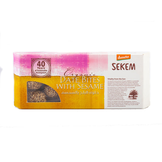 Sekem Demeter Organic  Date Bites with Sesame (120g)