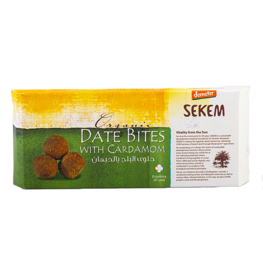 Sekem Demeter Organic  Date Bites with Cardamom-120g