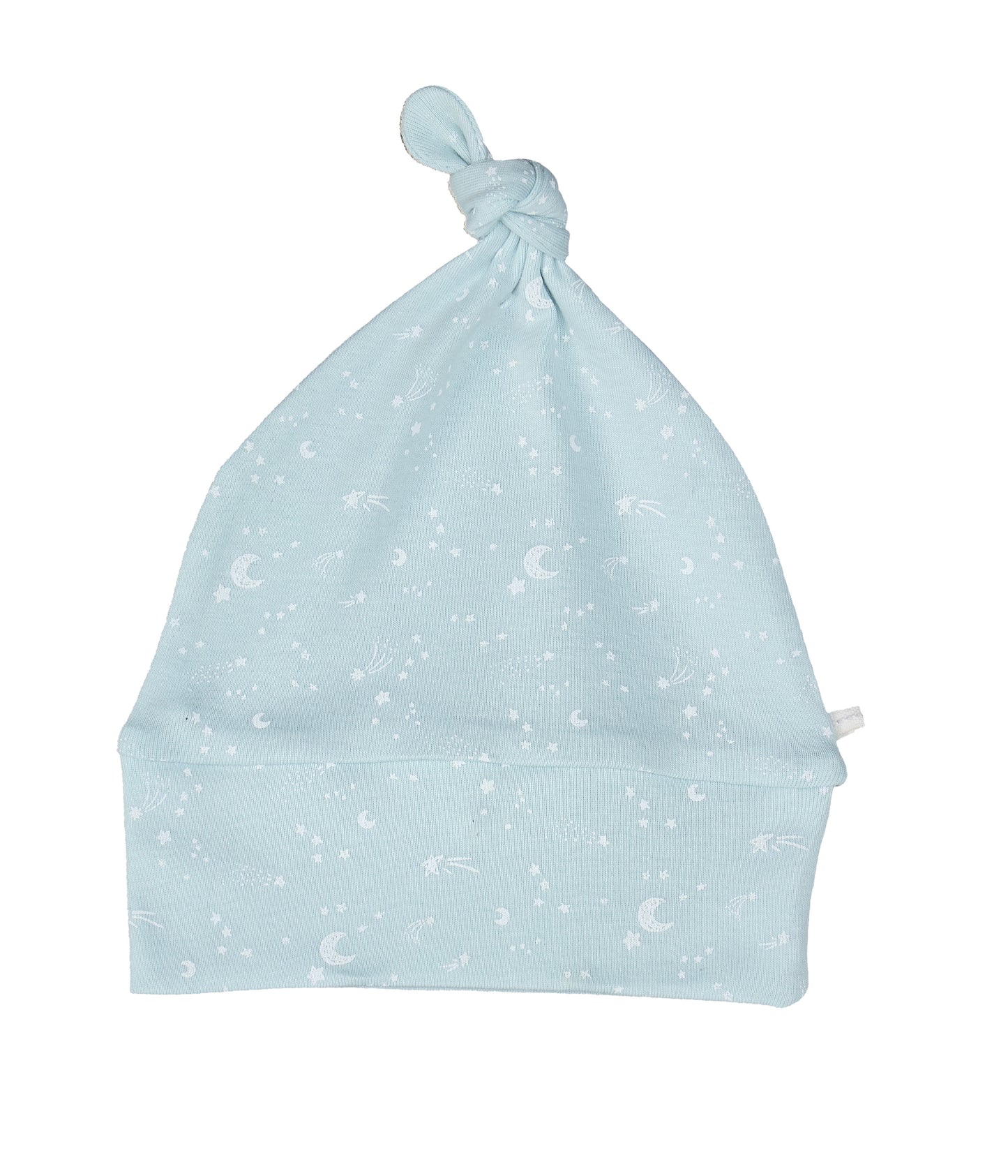 Moon and Stars Convertible Romper Knotted Hat Set