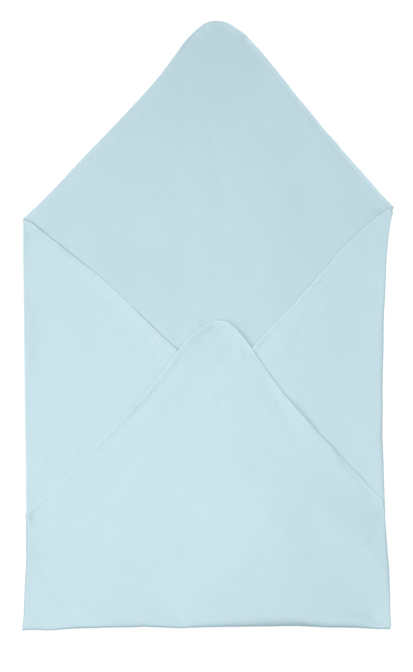 Drop Needle Receiving Blanket - Baby Blue