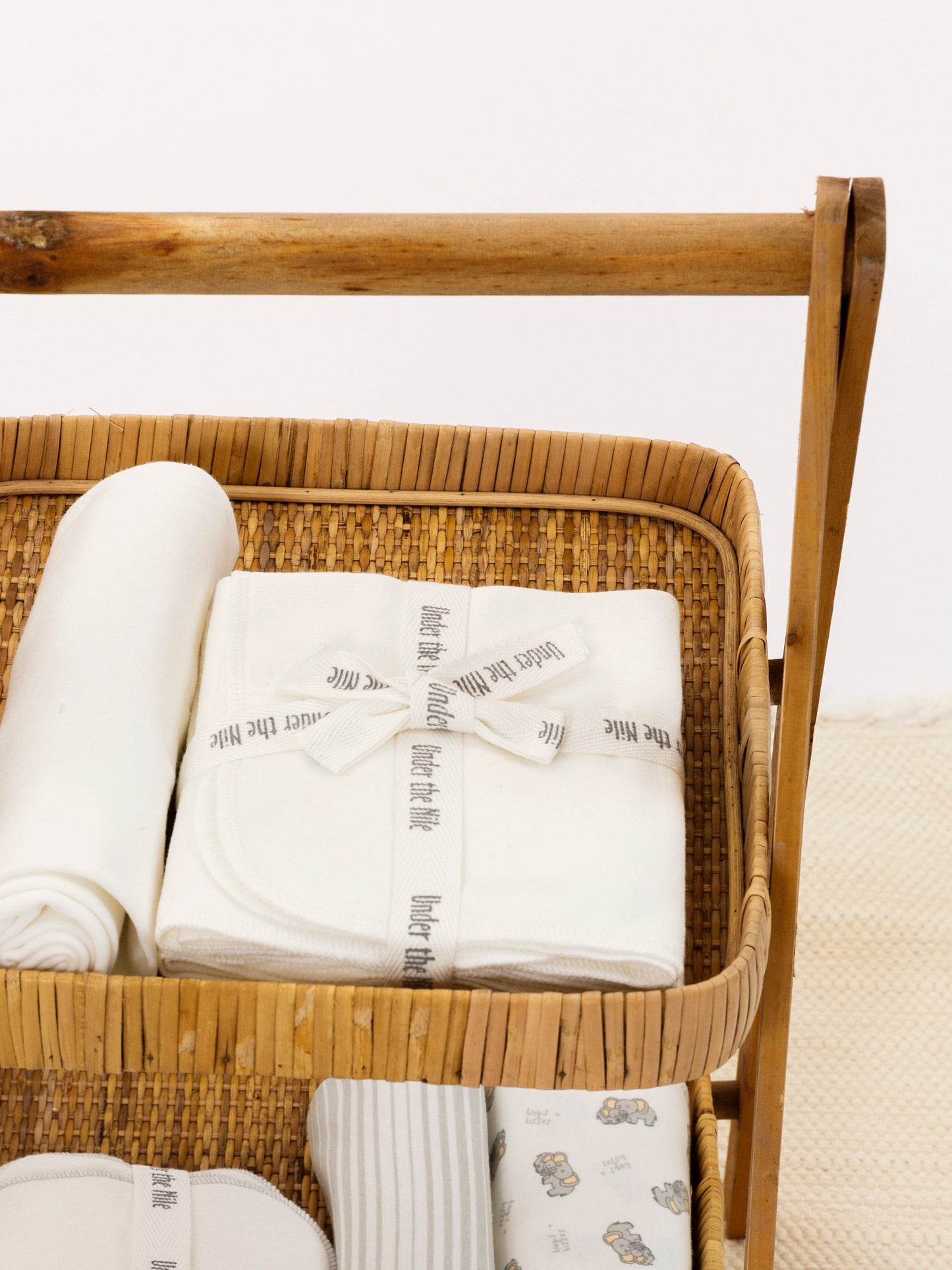 Burp Cloths - Organic White