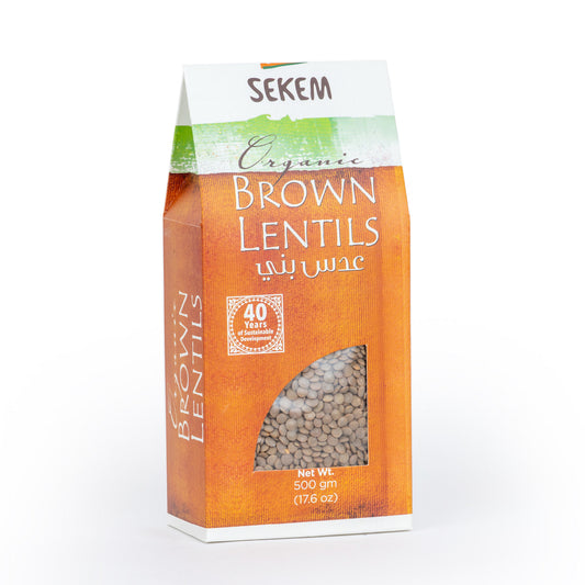 Sekem organic Brown Lentils – 500g
