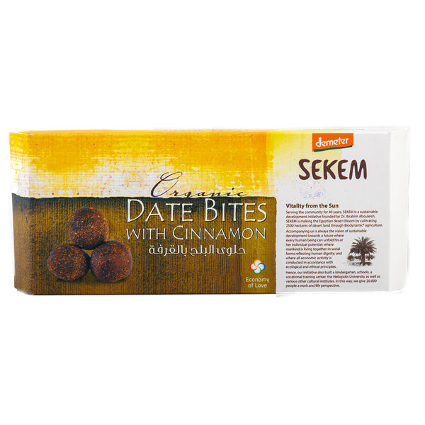 SEKEM Organic Date Bites with Cinnamon 120g