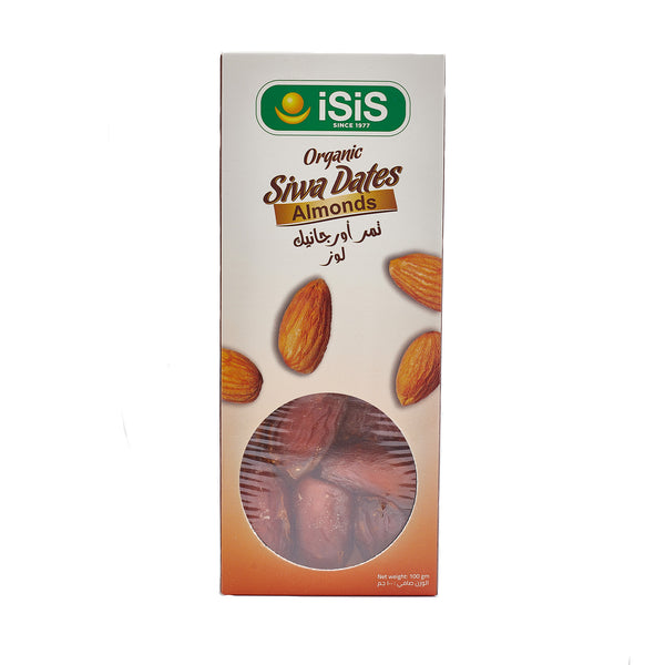 iSiS Organic Siwa Dates with Almonds 150gm