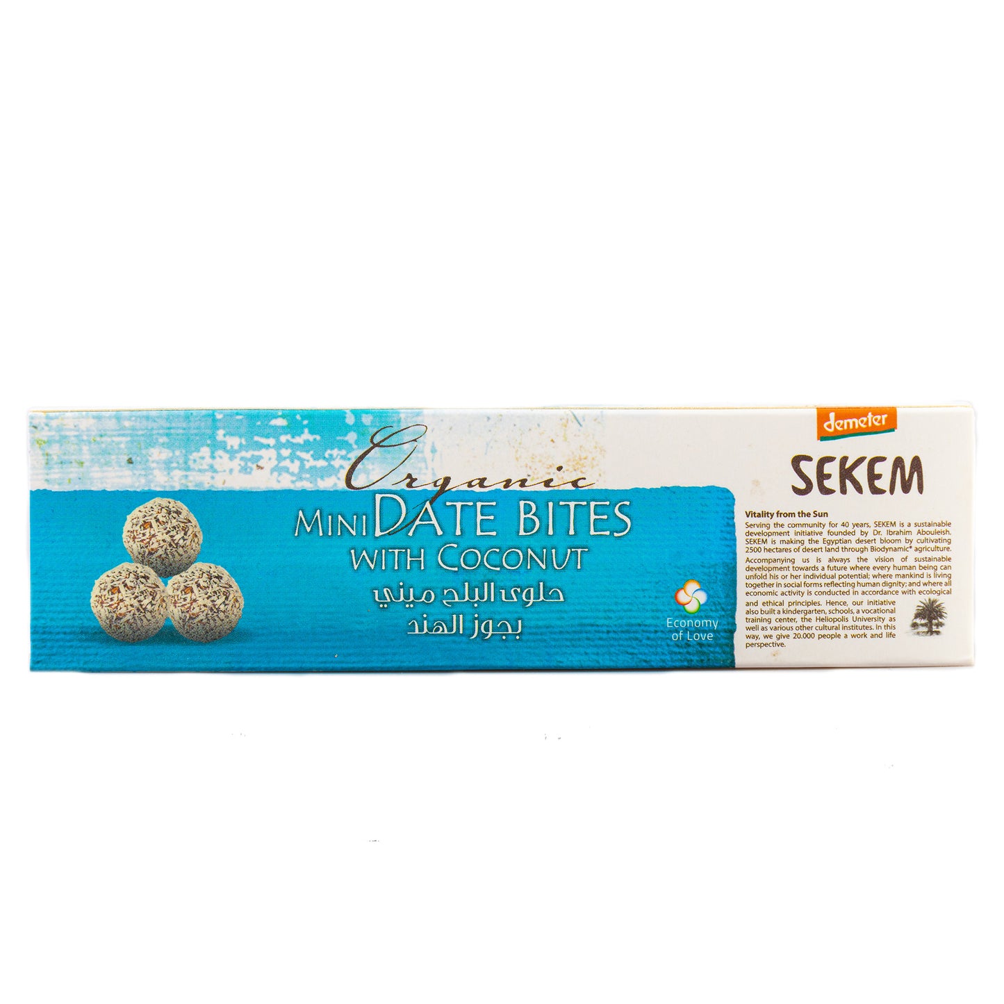 SEKEM Organic Date Bites with Coconut 120g