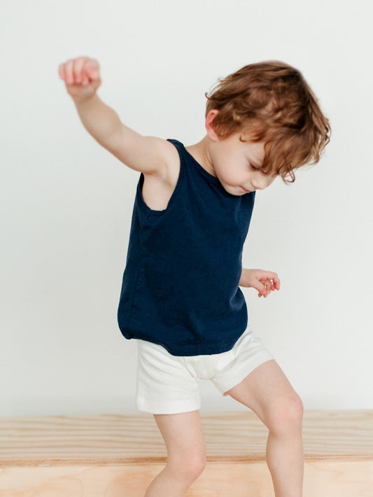 Boys Boxer Briefs - Organic White