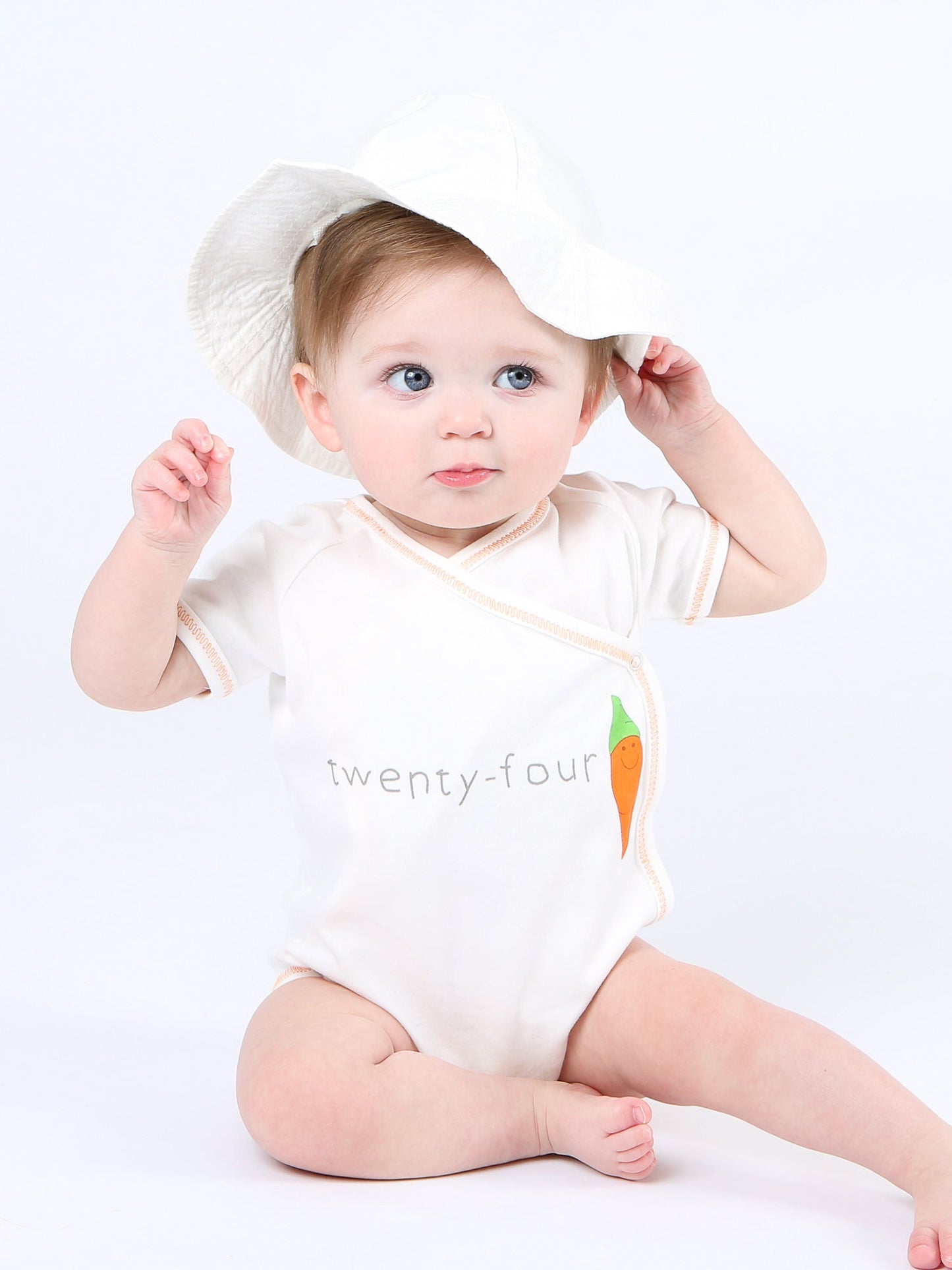 Muslin - Sunhat - Organic White