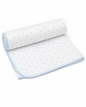 Blue Heart Print Receiving Blanket