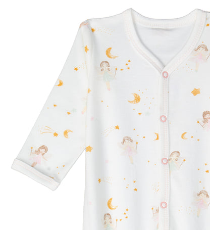 Dreamland Girls Snap Front Footie