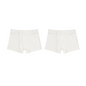 Boys Boxer Briefs Organic White 2 Pack