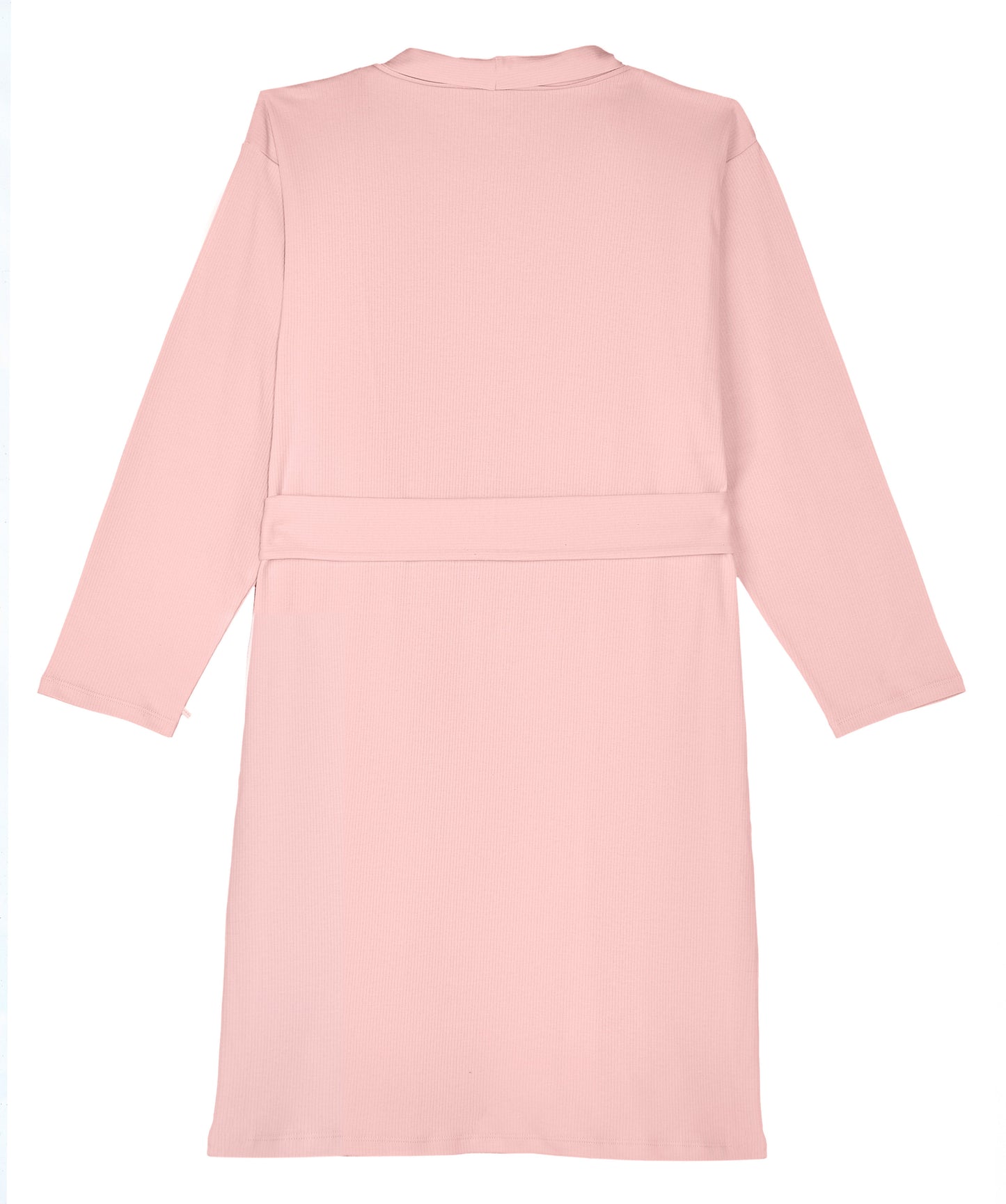 Woman's Robe - Drop Needle - Delicate Pink