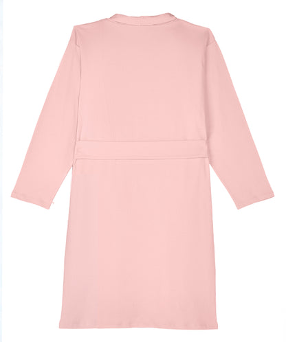 Woman's Robe - Drop Needle - Delicate Pink