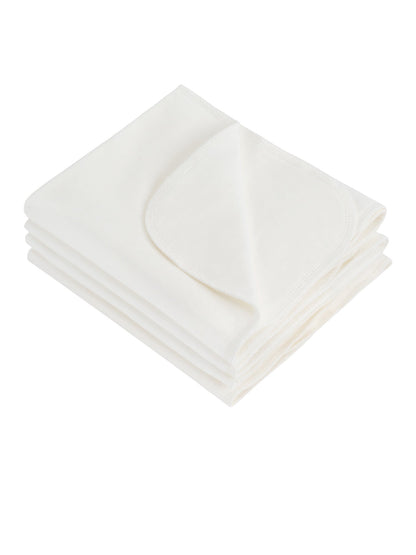 Burp Cloths - Organic White