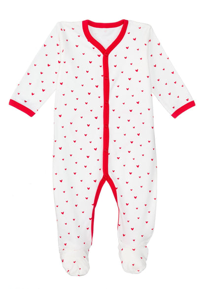 Red Hearts Baby Essentials Pack + 2× Weleda Baby Oil